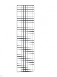 Решетка 500х1500 одинарная окантовка RAL 9005 черный Муар