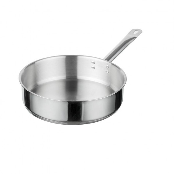 Сковорода 26см б/кр глубокая [ОБЩЕПИТ] 3,4л h6,5см корпус 0,6мм инд/дно ТРС 3,5мм КТ-ОБ-СГН-26