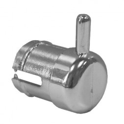 321 Заглушка в трубу D 25 мм хром