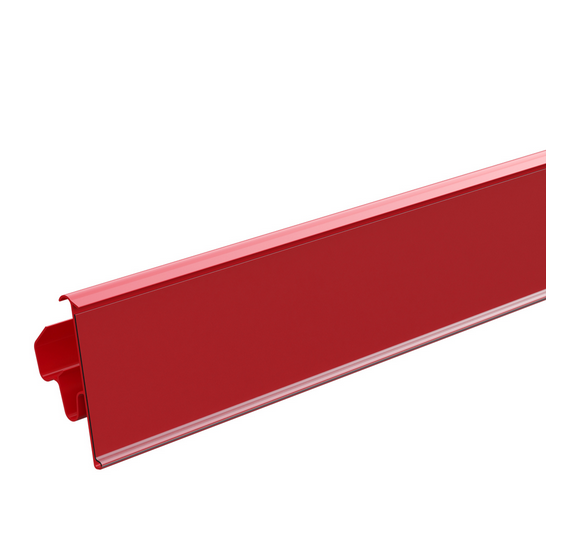 LST039-900 Ценникодержатель полочный красный