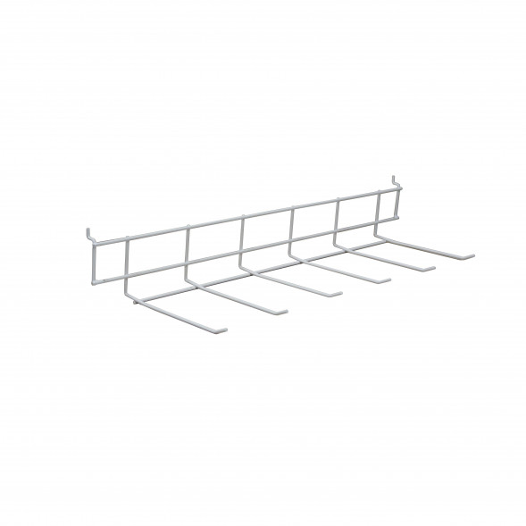 Стойка прикассовая комбинированная  3 корзины,3 дисплея  600 х1800 белая