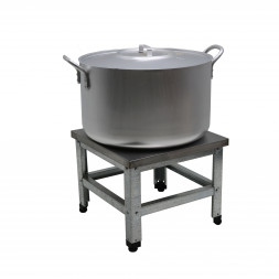 Подтоварник 400*400*300 мм верх - нержавеющая сталь