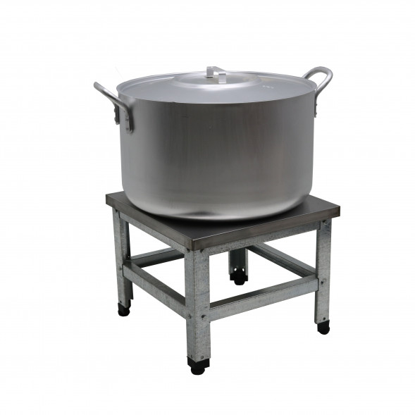 Подтоварник 400*400*300 мм верх - нержавеющая сталь