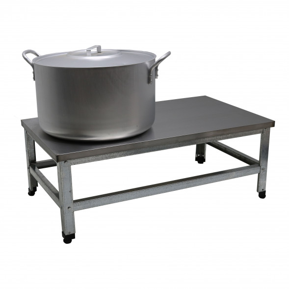 Подтоварник 900*500*300 мм верх - нержавеющая сталь