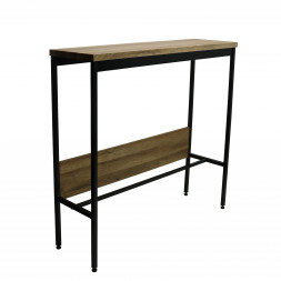 Стол барный Лофт 1200х350х1116 мм Дуб Вотан