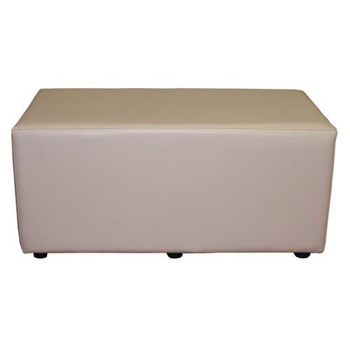 Банкетка &amp;quot;Прямоугольник&amp;quot; 680х350х360 винил беж