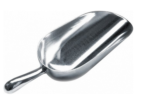 Совок для сыпучих продуктов 3000 г алюм. (30*16,5 см) 85oz рп566