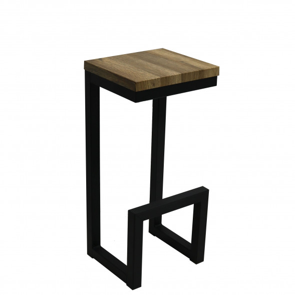 Стул барный Лофт 350х350х790мм Дуб Вотан