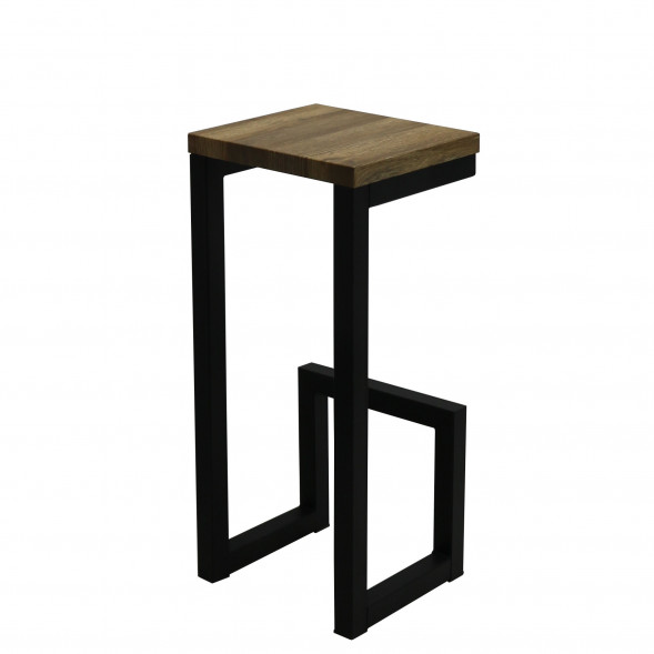 Стул барный Лофт 350х350х790мм Дуб Вотан