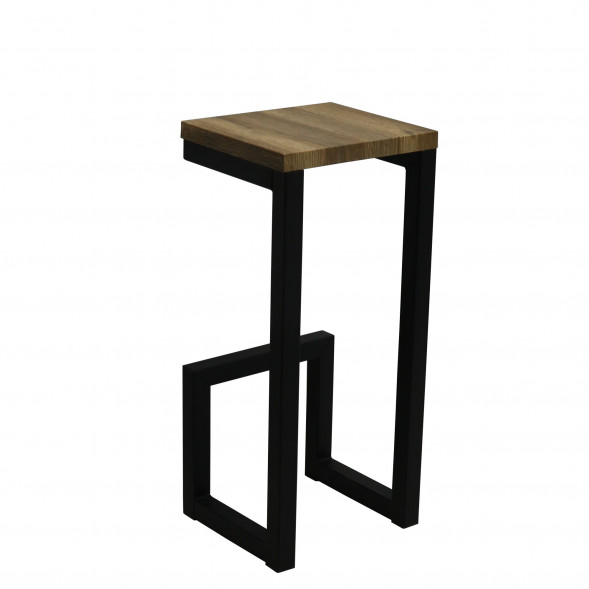 Стул барный Лофт 350х350х790мм Дуб Вотан