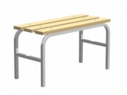 Скамья гардеробная (липа) 800х350х450 мм.