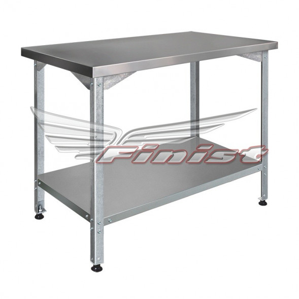 Стол СПЛ - 600*600*860 полка сплошная из оцинкованной стали