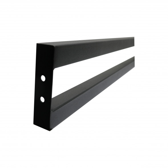 Соединитель рам пристенного стеллажа секция 600 мм черный муар