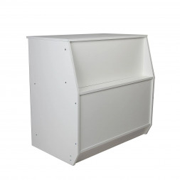 ПРС Прилавок рабочий ДСП 900х550х900 (белый, кромка в тон)