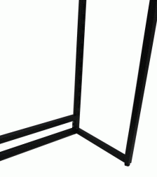 Соединитель рам пристенного стеллажа секция 900 мм черный муар