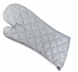 Рукавицы термостойкие СЕРЕБРИСТЫЕ (пара),длина 36 см,рп80