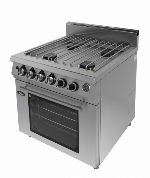 Плита газовая Гриль-мастер Ф4ПДГ/900 (решетка из нержавеющий стали)