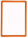 Рамка формат А4 оранжевая