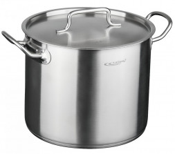 Кастрюля 9,0л (ОБЩЕПИТ) d-24 h-20 металл.кр. ТРС, КТ-ОБ-09