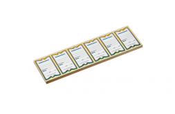 Ценник картон Бабочка-6 (300/150)