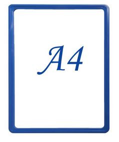 Рамка формат А4 синий