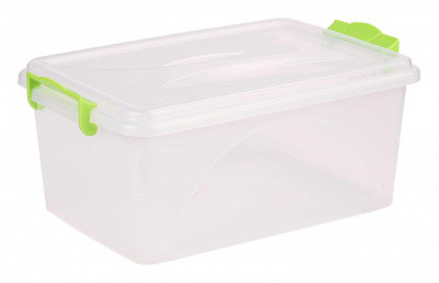 Контейнер 7,5л пищевой прямоугольной с ручкой М428