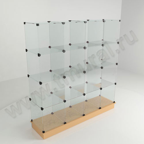 Витрина (16 ячеек) 1680*450*1750 бук