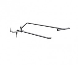 Крючок 300мм (ЦИНК) Д-6 на перфорацию с ценникодержателем