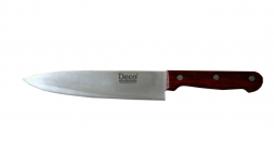 Нож поварской деревянная ручка, длина лезвия 25см толщина 0,3см