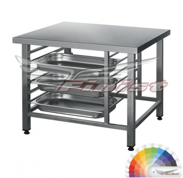 Подставка для печей и пароконвектоматов ППК 600*600*645 мм нержавейка