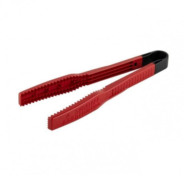 Щипцы кухонные с зубьями КРАСНЫЙ