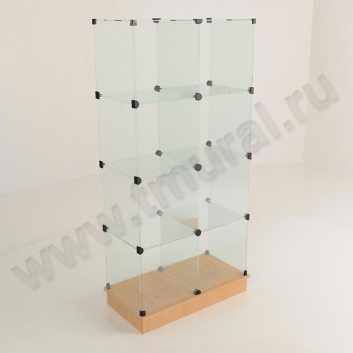 Витрина (8 ячеек) 850*450*1750 бук