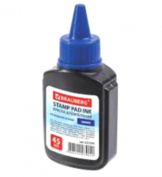 Краска штемпельная 45 мм синяя