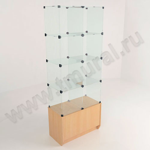 Витрина (8 ячеек) 850*450*2140 бук