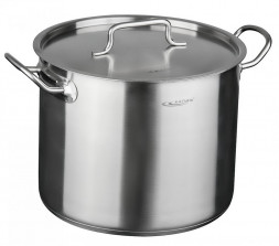 Кастрюля 11,0л (ОБЩЕПИТ) d-25 h-25 металл.кр. ТРС,