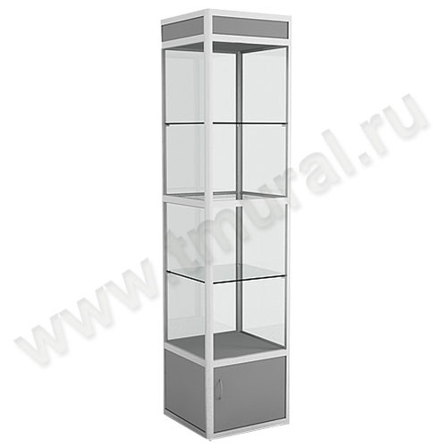 Витрина А/П 1-ств. с подсв.(пенал) 500*500*2000