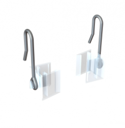 Крючок для подвешивания рамок к профилю (зацеп метал)