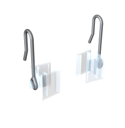 Крючок для подвешивания рамок к профилю (зацеп метал)