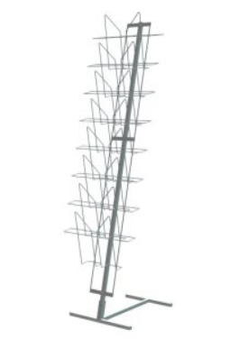 Стойка для газет А3 одинарная 8 ячеек 