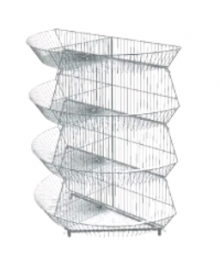 Горка КОШ (ПОЛУКРУГ) 4 корзины 