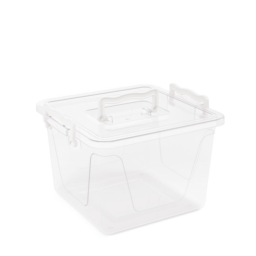 Контейнер квадратный 8,5 л с ручками М 1032