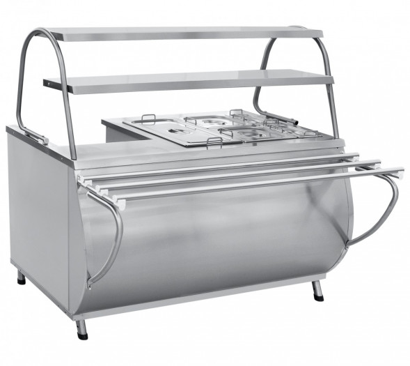 Прилавок - мармит Abat ЭМК-70МУ для первых и вторых блюд