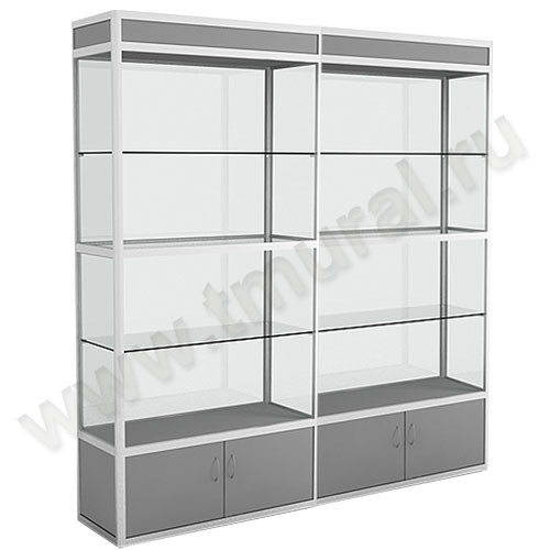 Витрина А/П двухсекцион с подсветкой 1780*500*2000