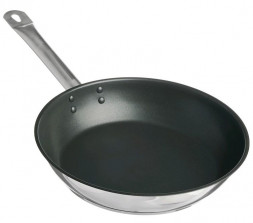 Сковорода 34см б/кр а/п [общепит]4.7л h6,0 см корпус 0,6мм индукц. дно трс3,5мм,покрытие Xylan 