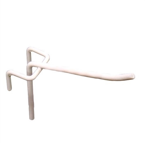 Крючок на решетку 200 мм белый