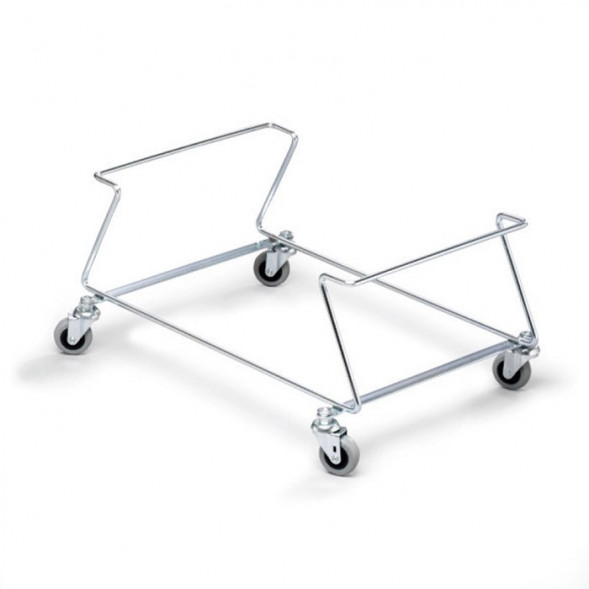 Подставка под корзины на колесах цинк