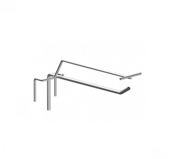 Крючок на решетку 200мм с ценникодержателем (ЦИНК)