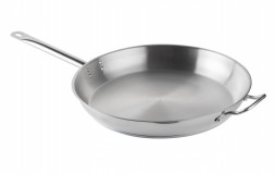 Сковорода 40см б/кр [общепит]6.0л h6,0 см корпус 0,8мм индукц. дно трс3,5мм 