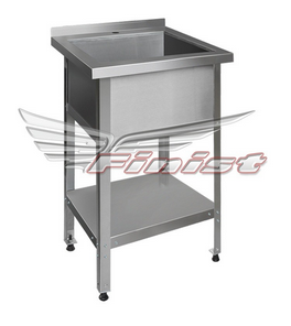 Ванна моечная ВМЛ-1 600*600*860 мм с бортом