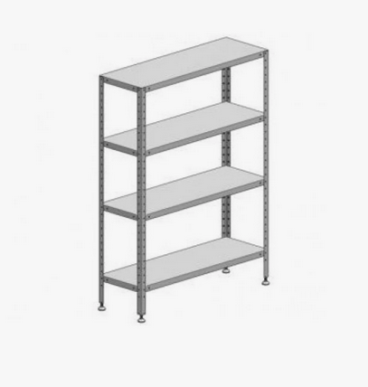 Стеллаж складской архивный 700*600*2000мм